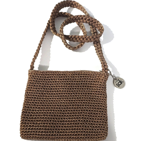 The Sak Handbags - The Sak Tan Woven Crossbody Bag